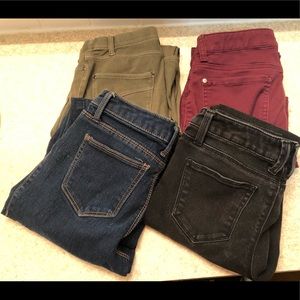 4 pair Skinny Jeans